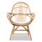 Baxton Studio Jayden Modern Bohemian White Fabric Upholstered and Natural Brown Finished Rattan Accent Chair 205-12693 - alternate 10